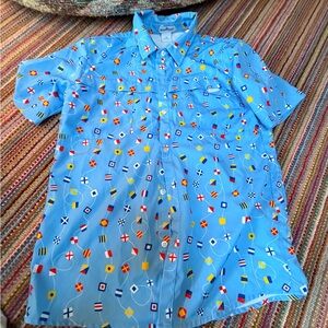 Blue Quail Nautical Flags Shirt